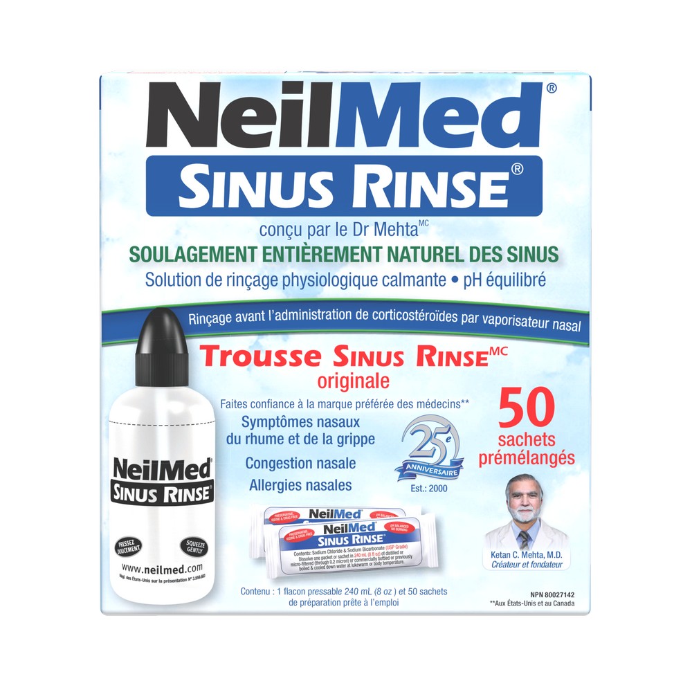 Sinus Rinse Kit with 50 Packets
