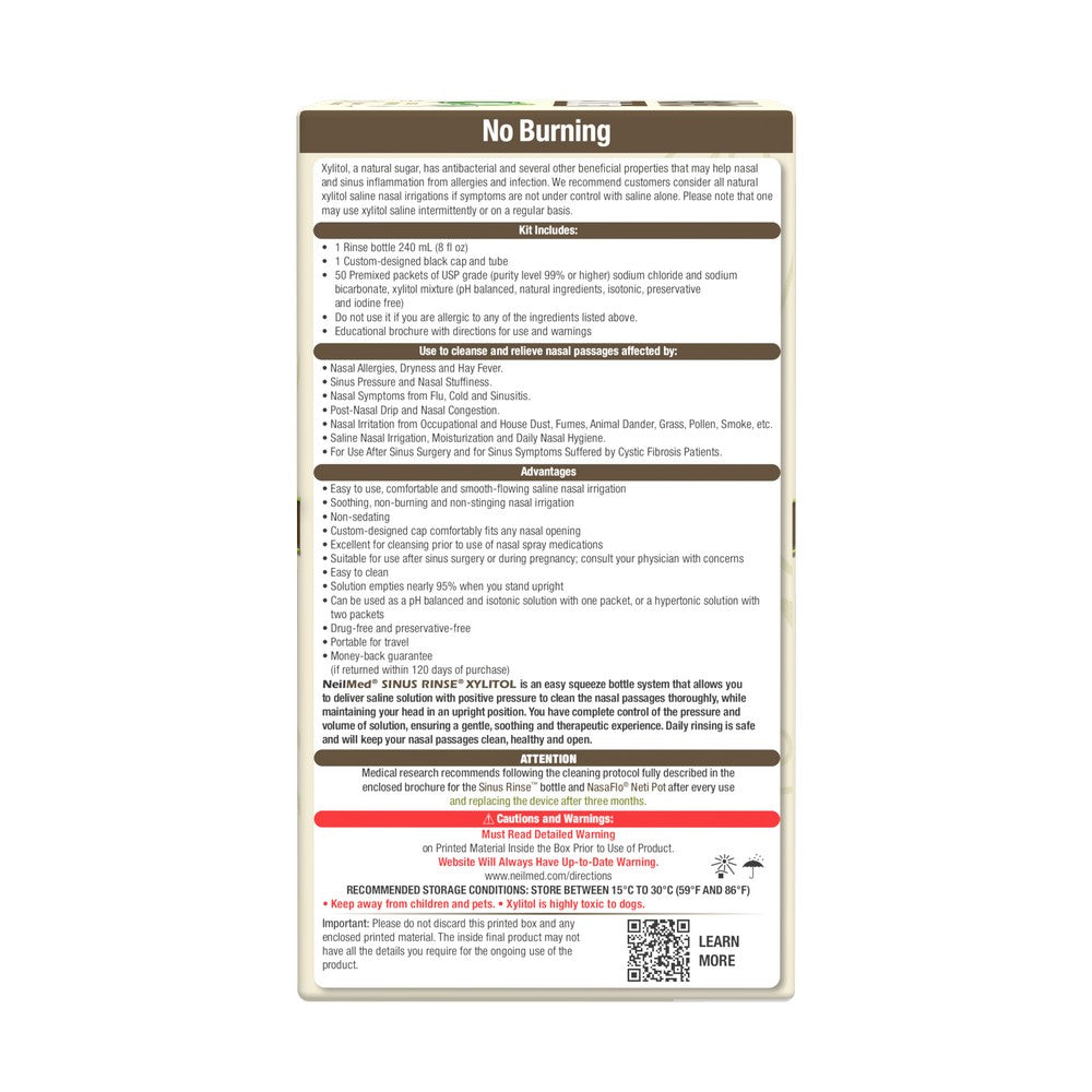 Sinus Rinse Kit with Xylitol