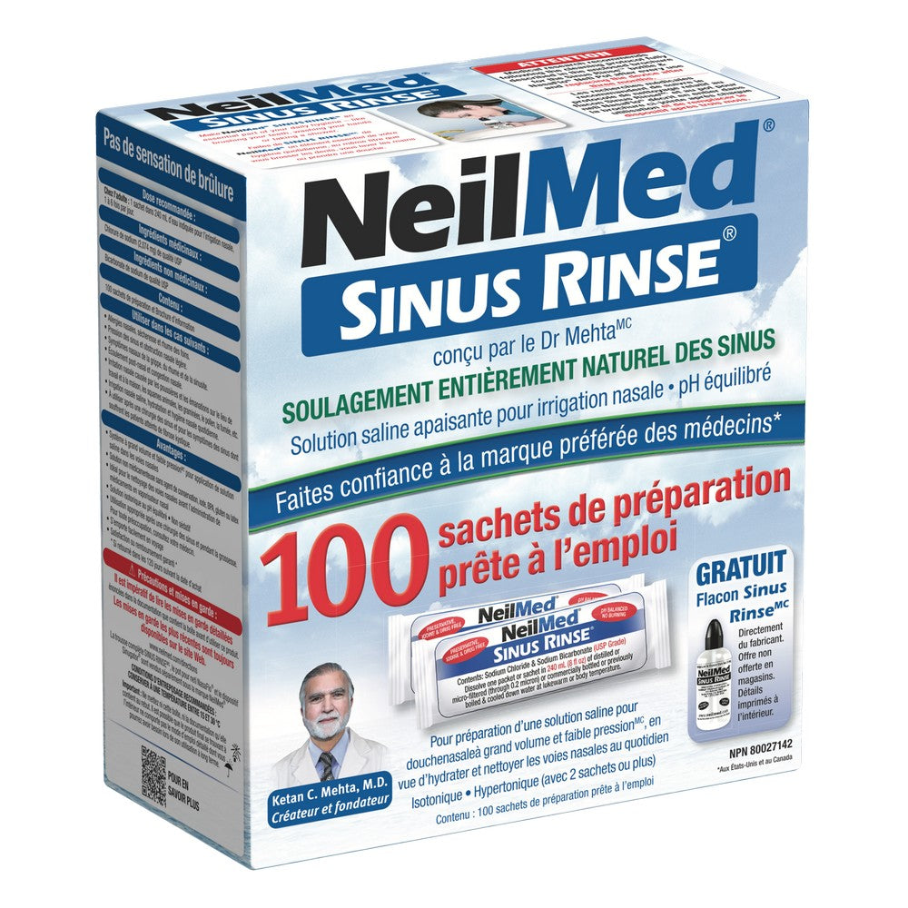 Sinus Rinse 100 Regular Premixed Packets