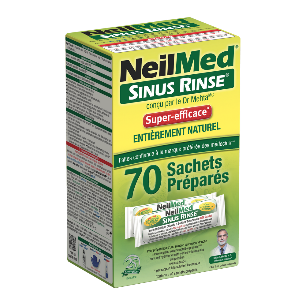 Sinus Rinse 70 Extra Strength Hypertonic Packets
