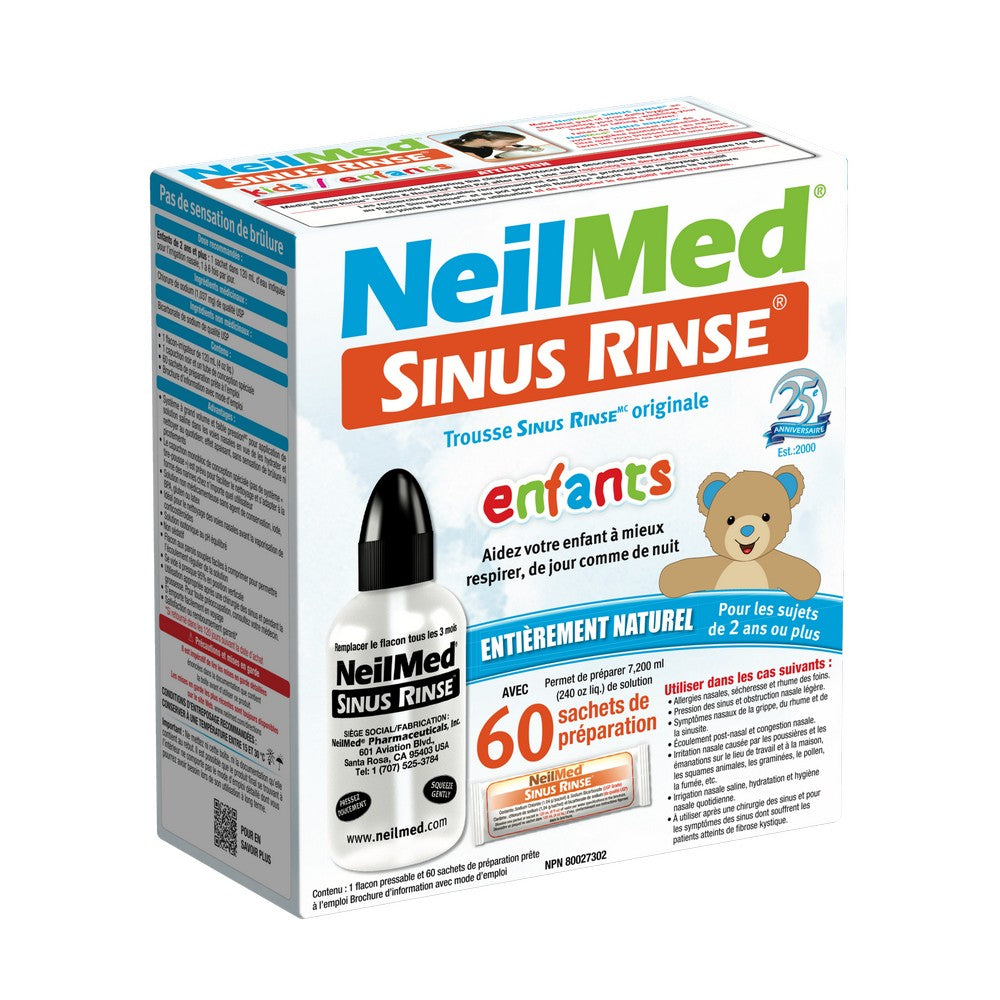 Sinus Rinse Pediatric Kit with 60 Packets