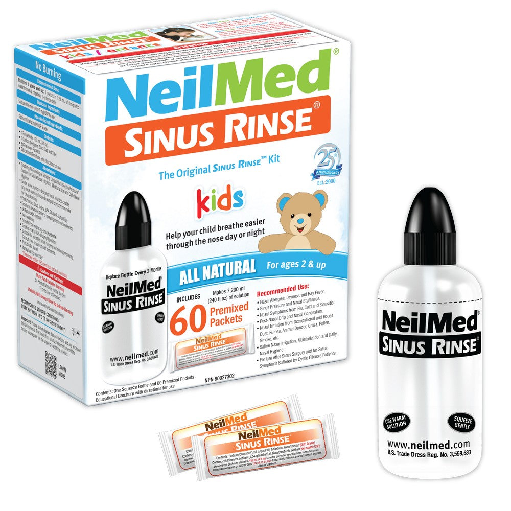 Sinus Rinse Pediatric Kit with 60 Packets
