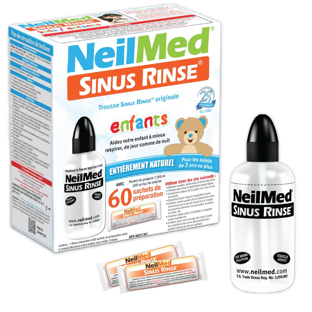 Sinus Rinse Pediatric Kit with 60 Packets