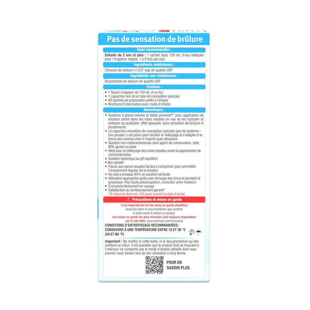 Sinus Rinse Pediatric Kit with 60 Packets