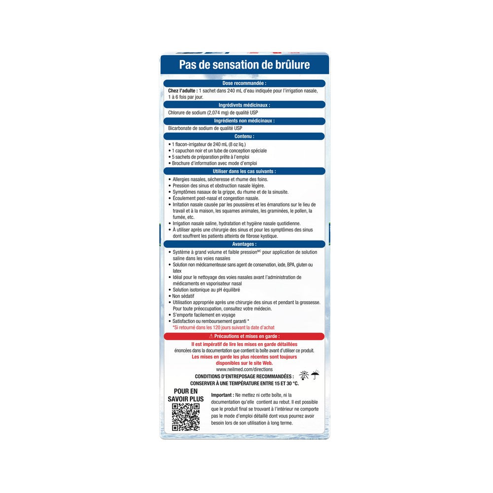Sinus Rinse Starter Kit with 5 Packets