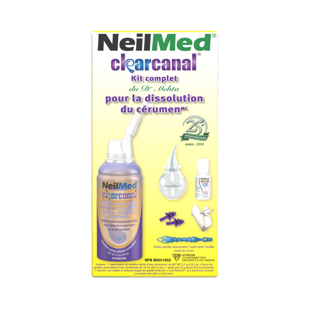 Clearcanal Ear Wax Removal Complete Kit - 75mL