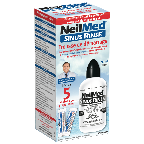 Sinus Rin Sinus Rinse Starter Kit with 5 Packets